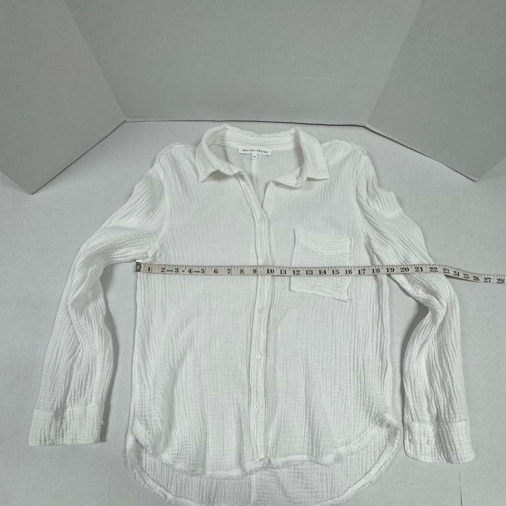 MELISSA‎ NEPTON Butonned Down White  Shirt - Size S. - Picture 6 of 16